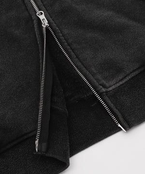 ショートノースリーブZIPパーカー