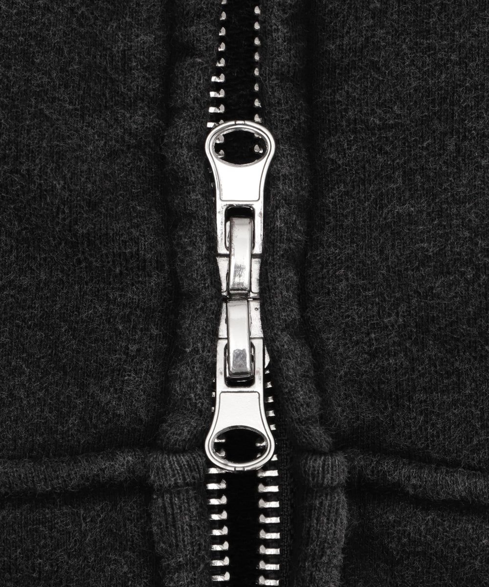 ショートノースリーブZIPパーカー