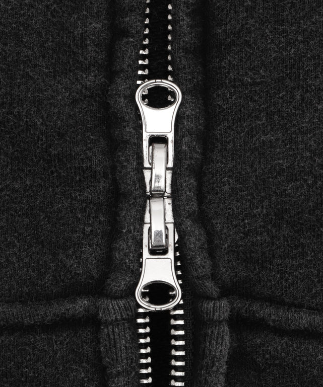 ショートノースリーブZIPパーカー