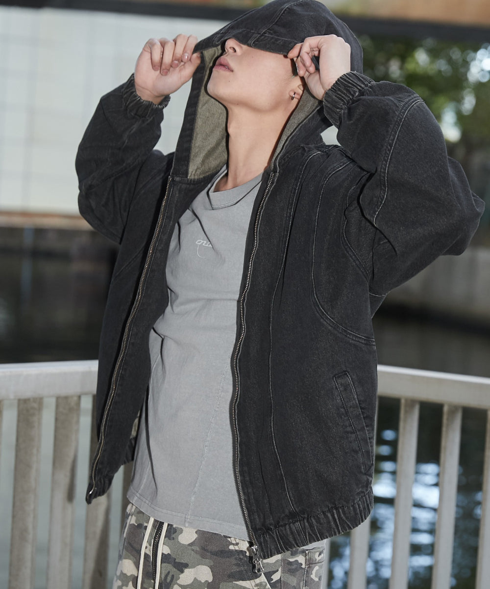 デニムブラックソノタ モデル：178cm F着用