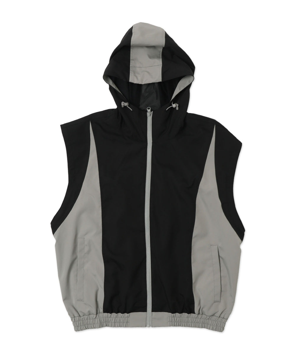 カラーブロック2WAYショートブルゾン