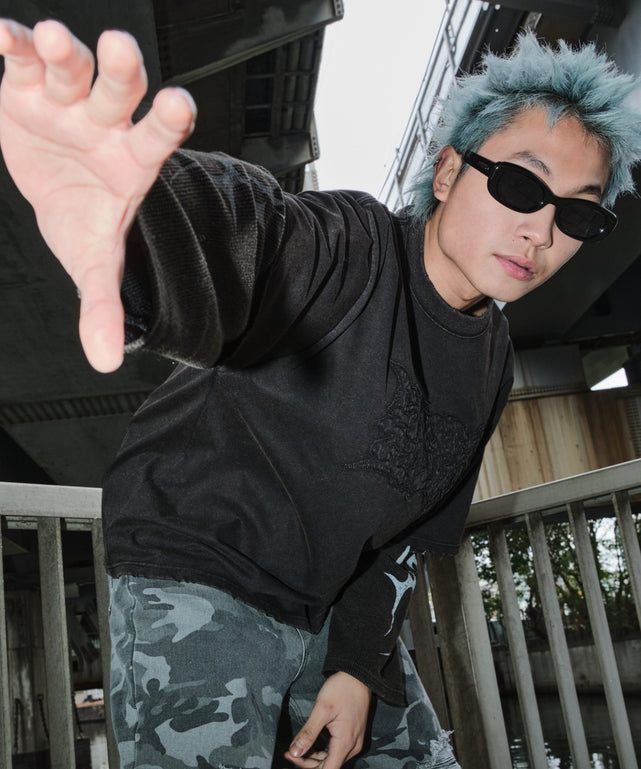 ブラック モデル：178cm L着用