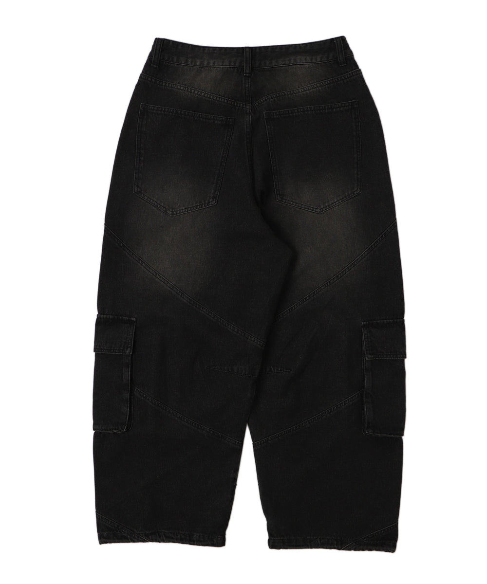 スウィッチングデニムカーゴパンツ