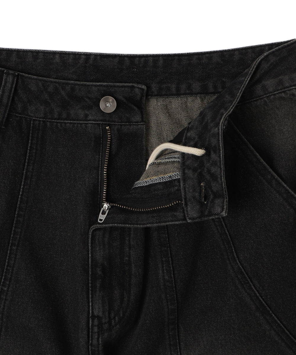 スウィッチングデニムカーゴパンツ