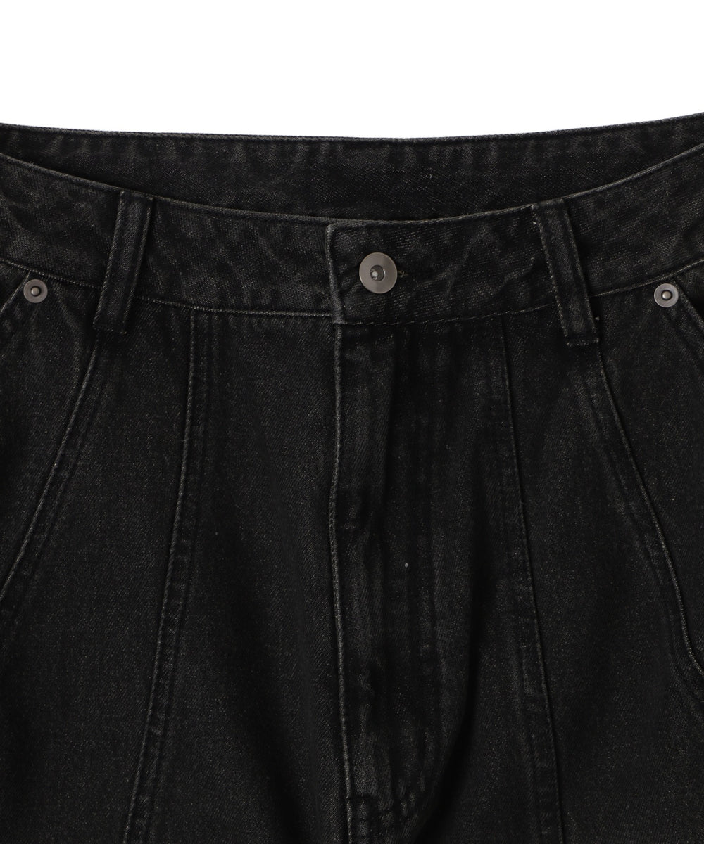 スウィッチングデニムカーゴパンツ