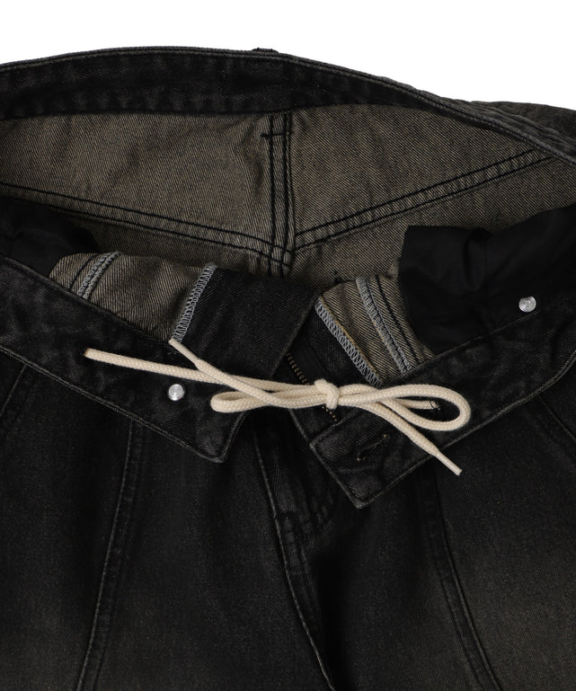 スウィッチングデニムカーゴパンツ