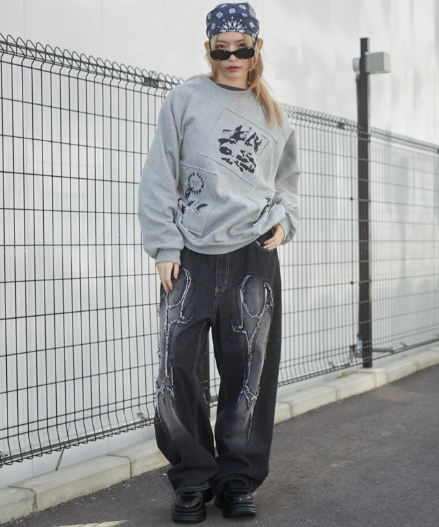 グレー モデル：169cm M着用