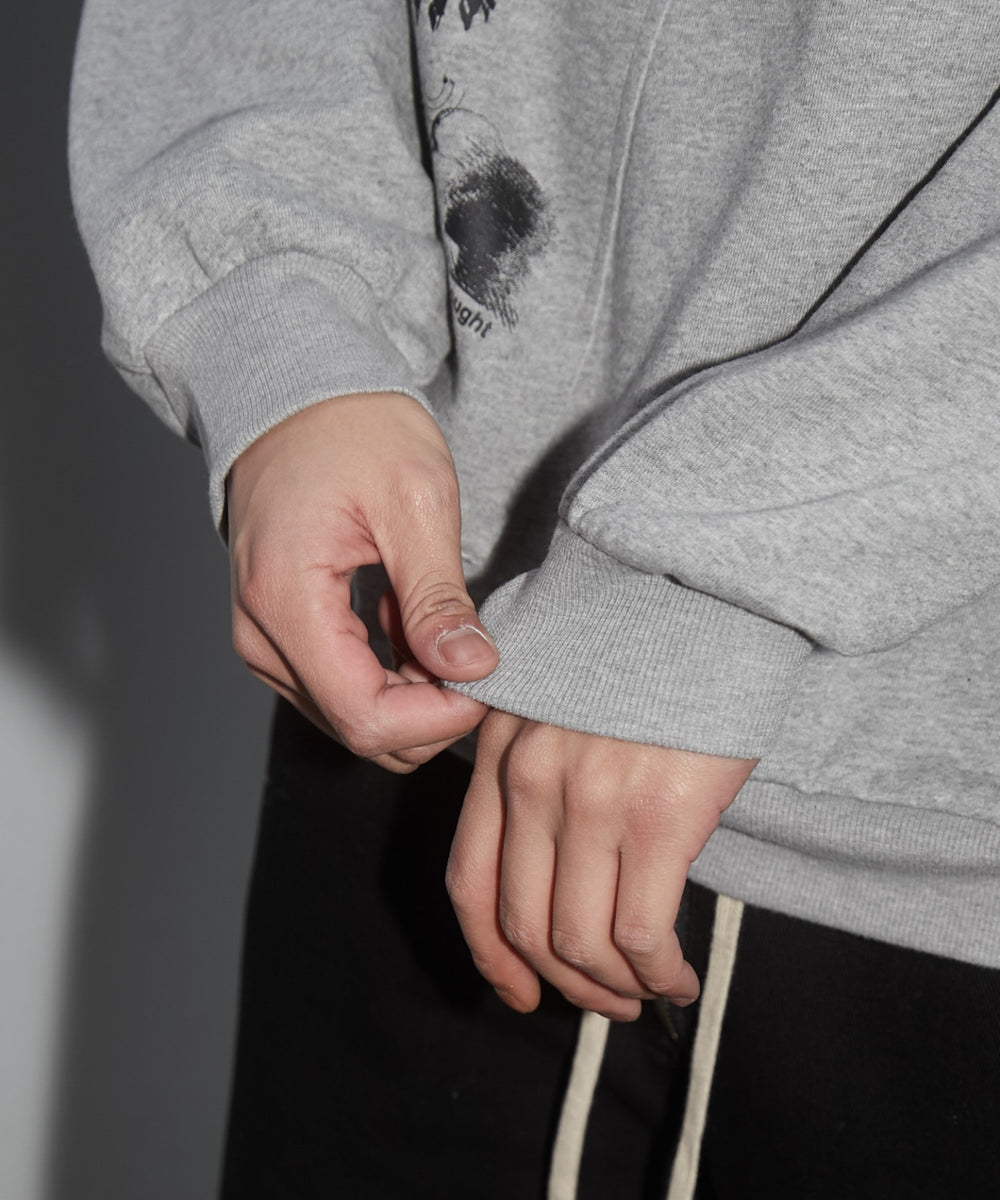 フォトペーストグラフィックプルオーバー