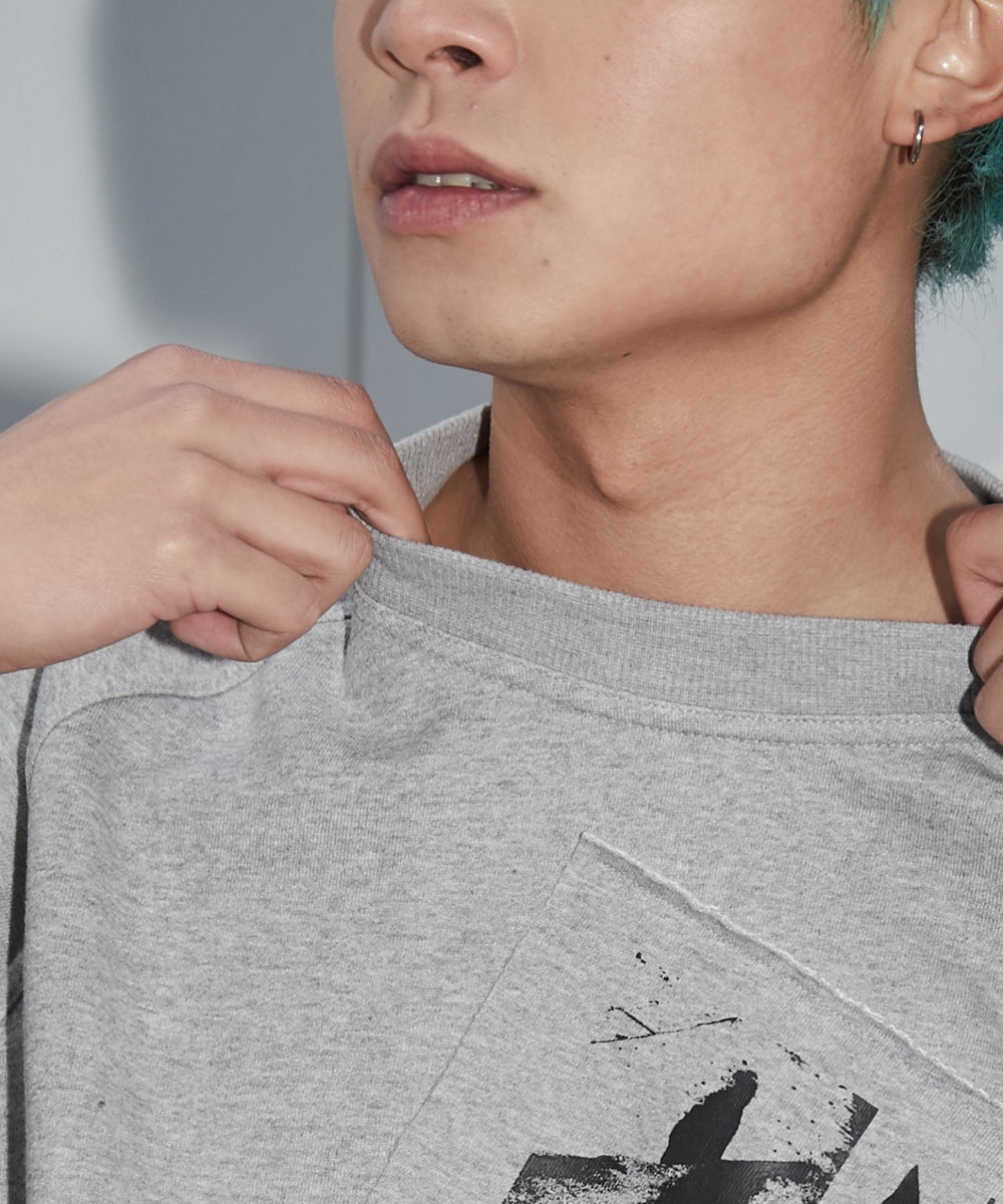 フォトペーストグラフィックプルオーバー