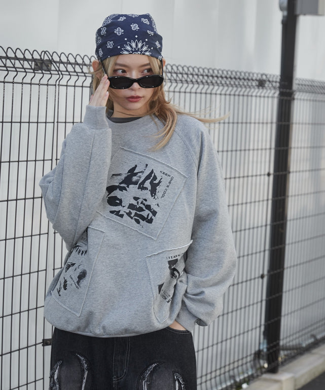 グレー モデル：169cm M着用