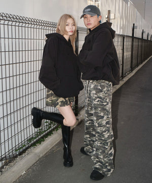 スウィッチングロゴバルーンパーカー