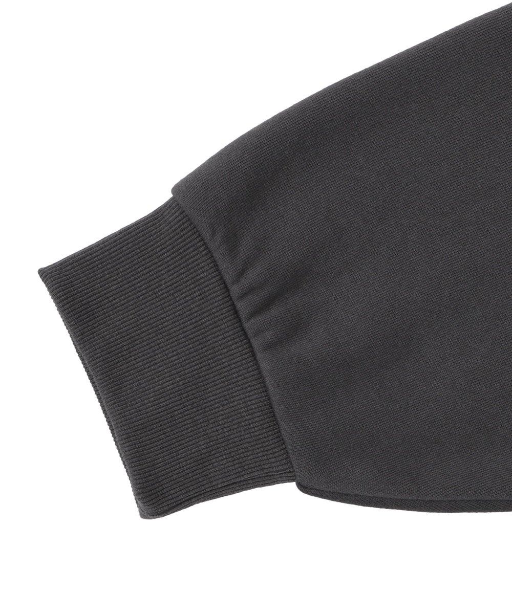 ダメージアップリケレイヤードZIPパーカー