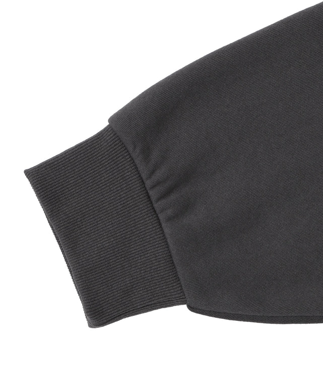 ダメージアップリケレイヤードZIPパーカー