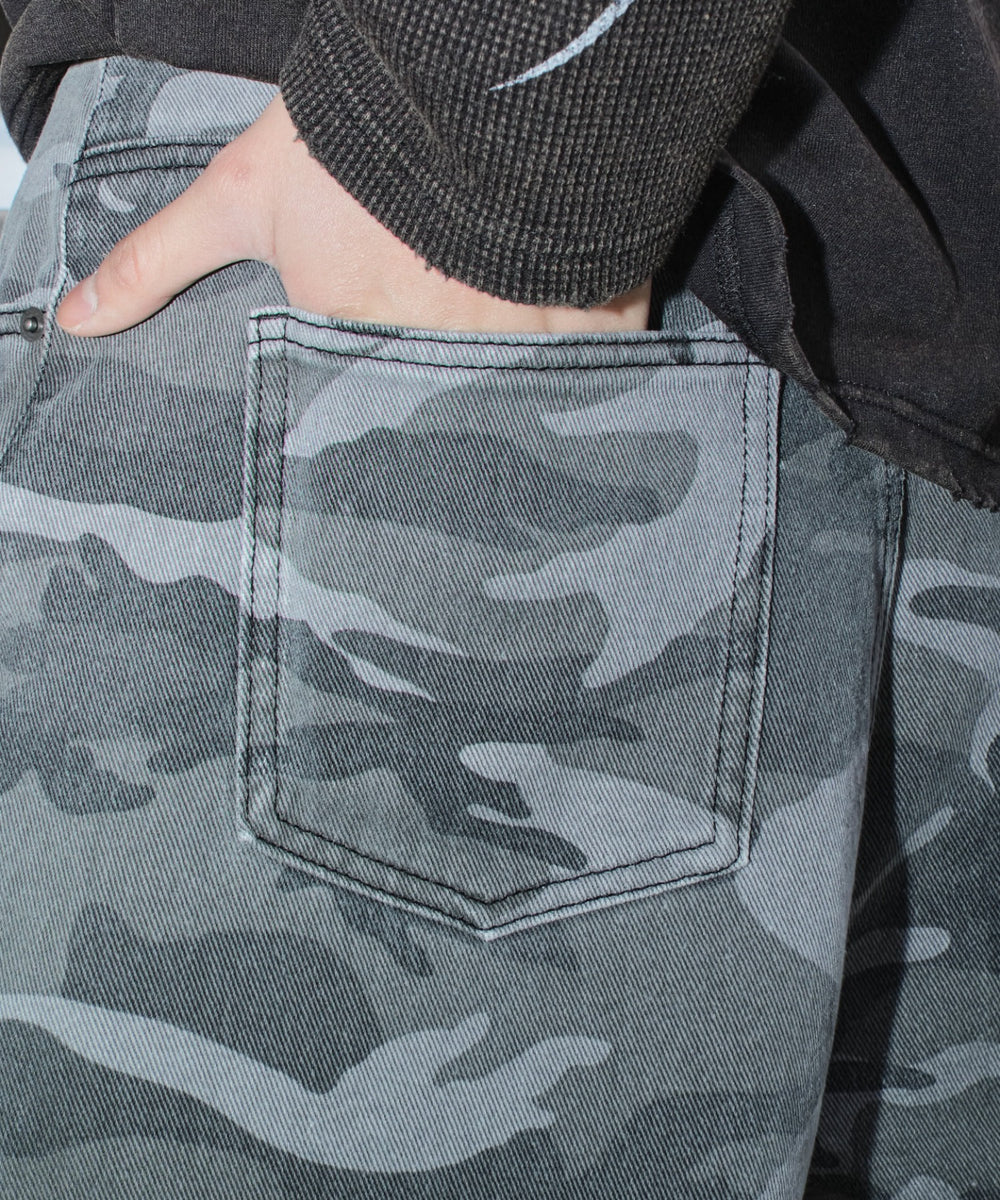 ドッキングデニムパンツ