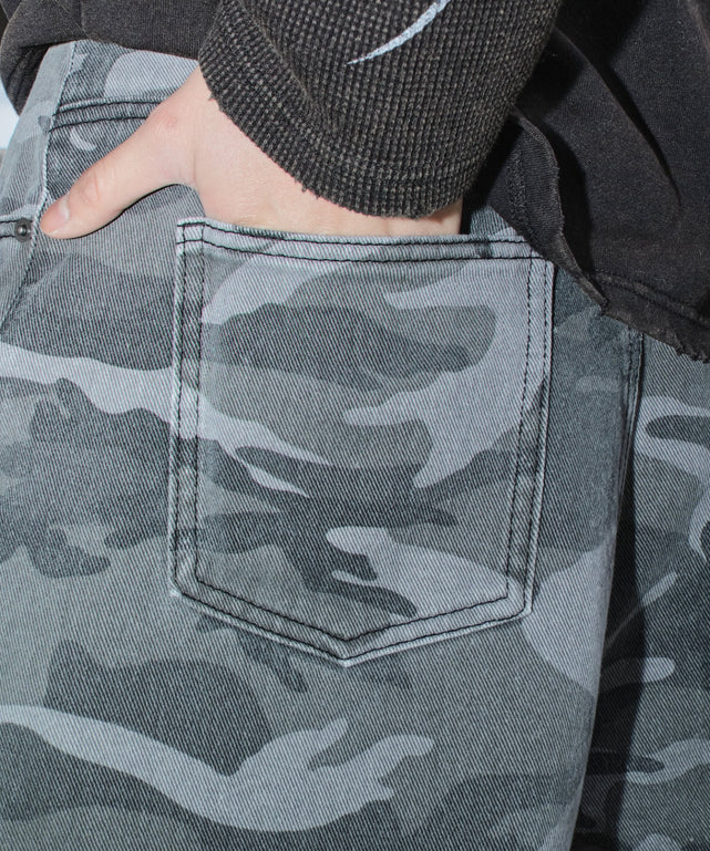 ドッキングデニムパンツ