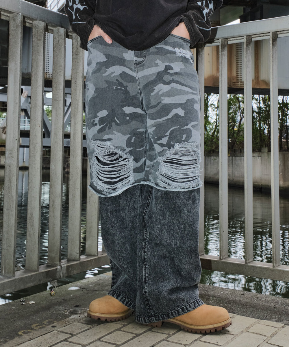 デニムブラックソノタ モデル：178cm L着用