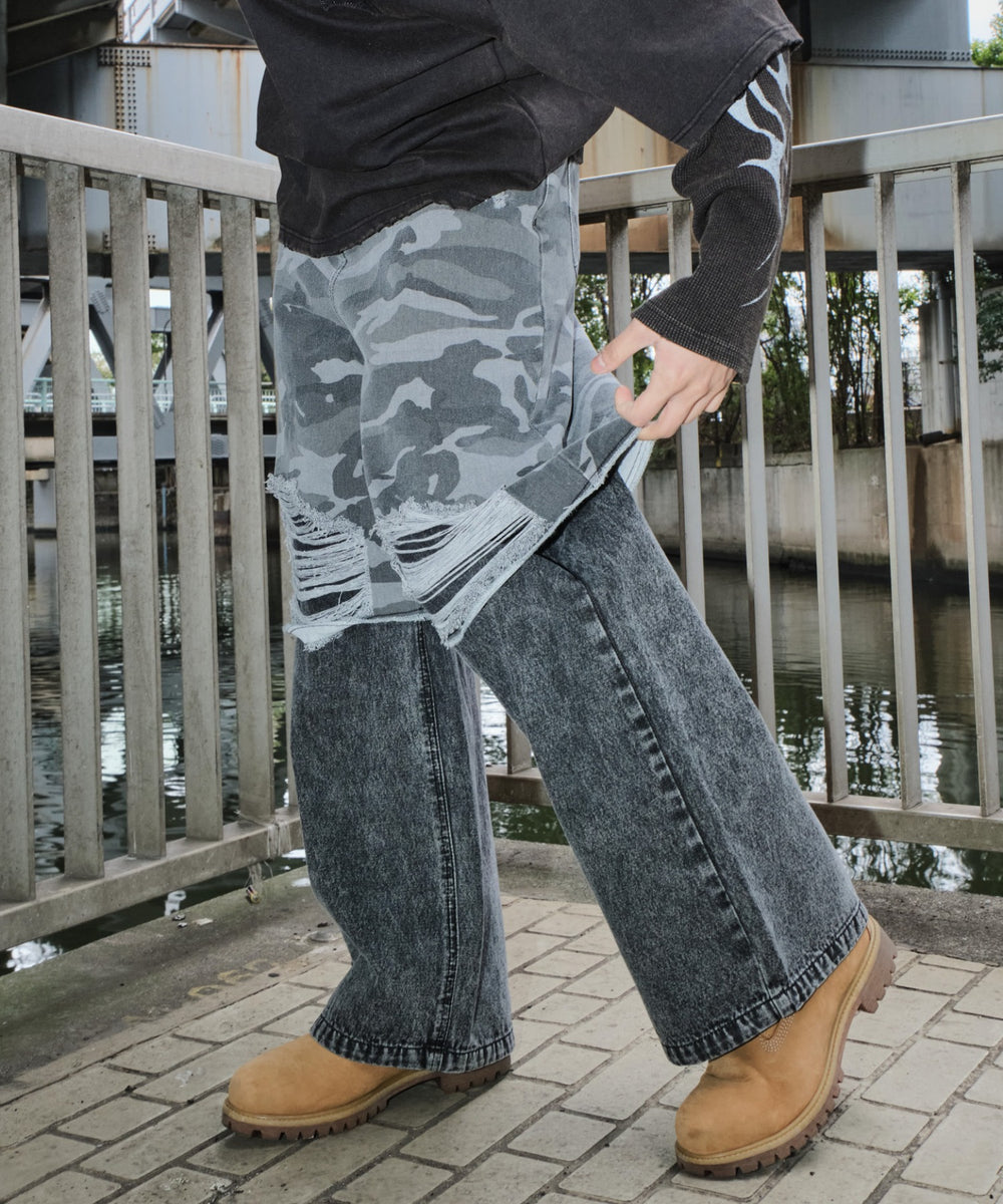 デニムブラックソノタ モデル：178cm L着用