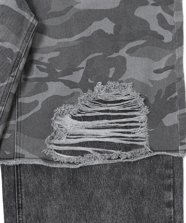 ドッキングデニムパンツ