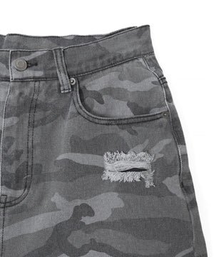 ドッキングデニムパンツ