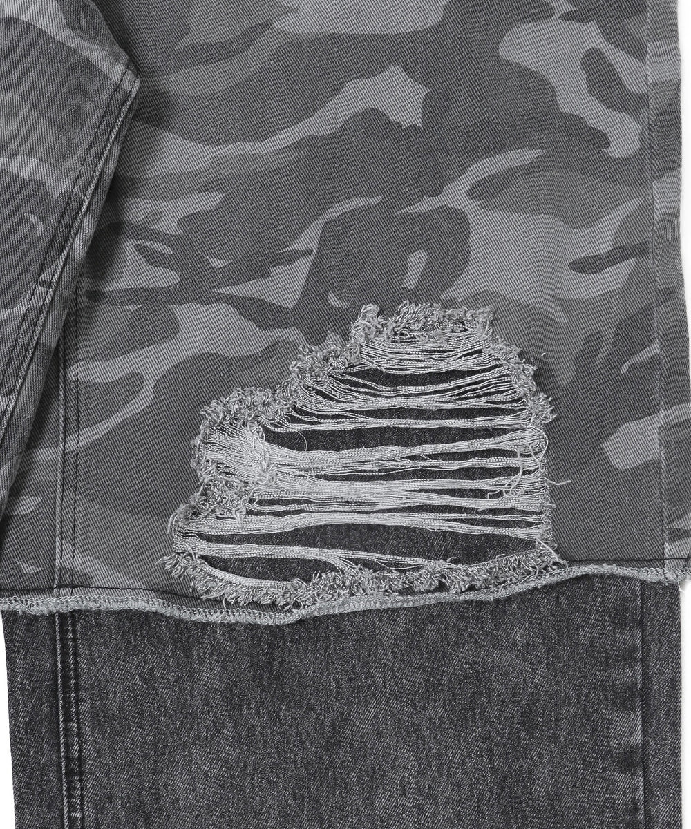 ドッキングデニムパンツ