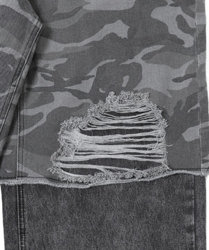 ドッキングデニムパンツ