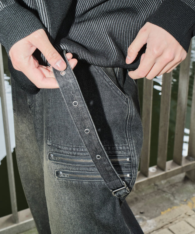 マルチZIPデニムパンツ