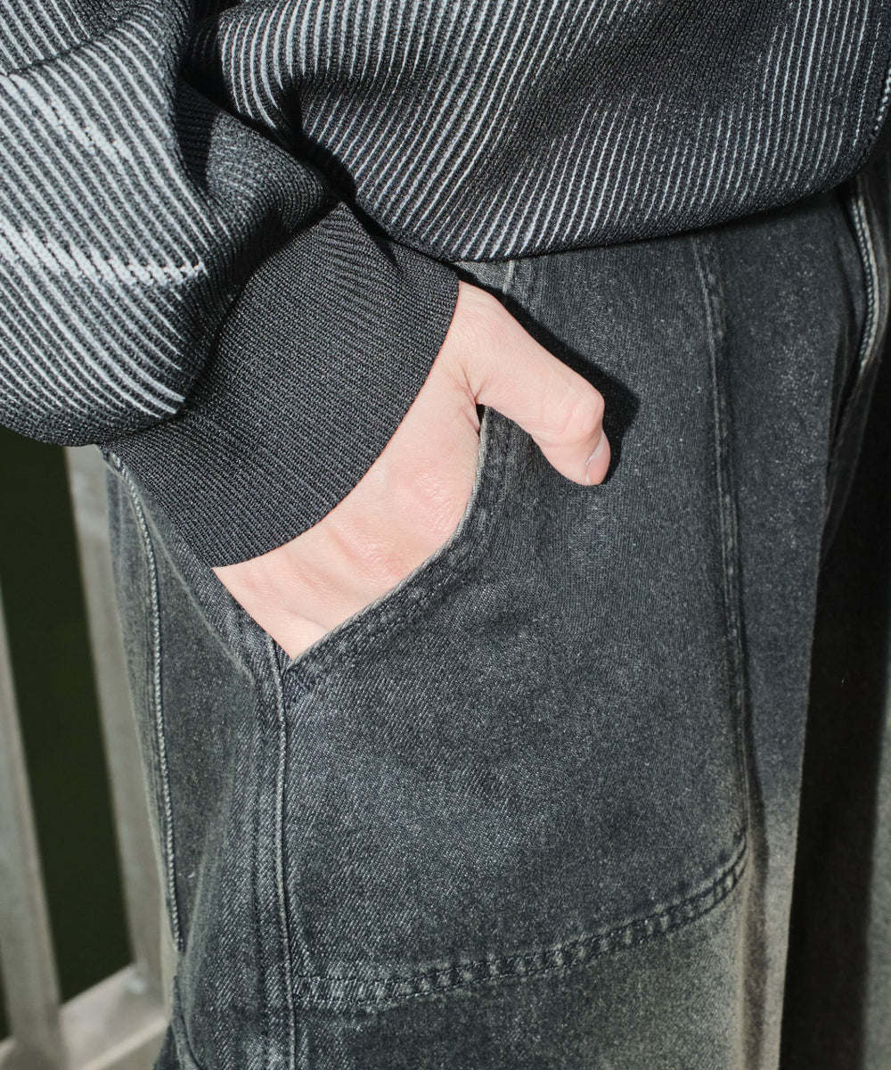 マルチZIPデニムパンツ