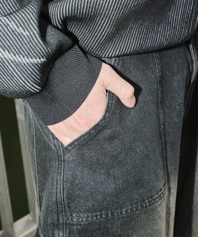 マルチZIPデニムパンツ