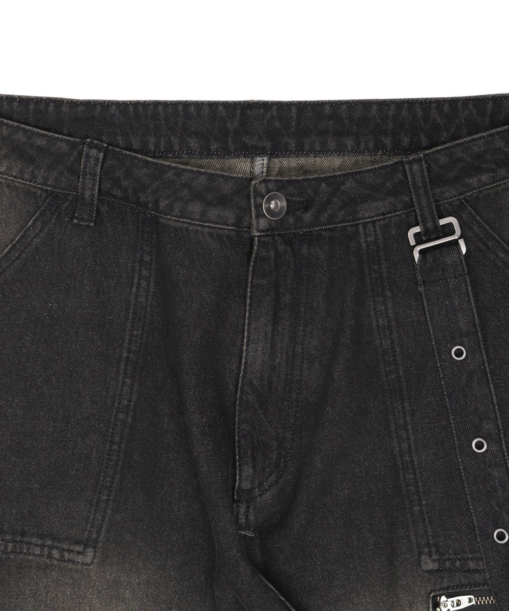 マルチZIPデニムパンツ