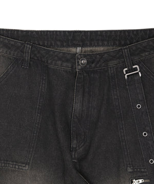 マルチZIPデニムパンツ