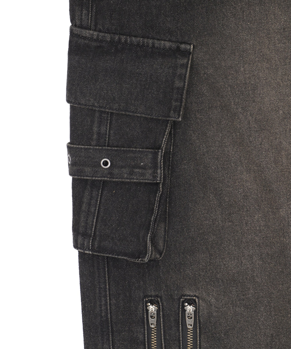 マルチZIPデニムパンツ