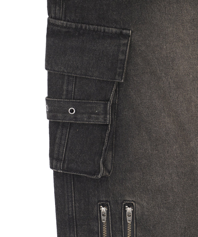 マルチZIPデニムパンツ