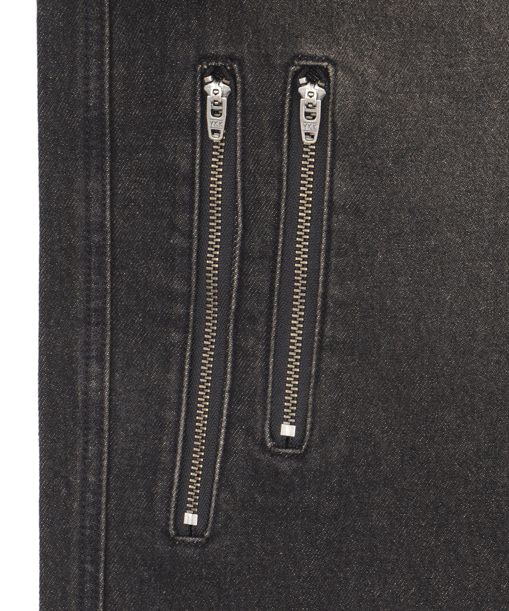 マルチZIPデニムパンツ