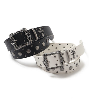 Mクロスモチーフスタッズベルト