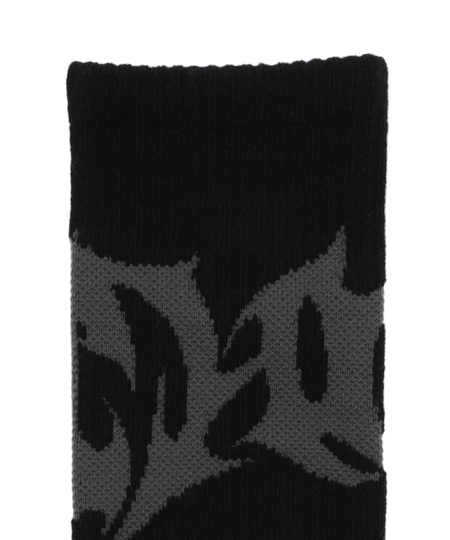 トライバルロゴソックス（R）(25-27cm)