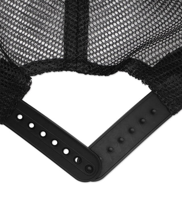 ダメージアップリケメッシュキャップ