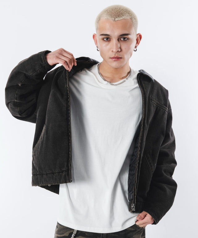 デニムブラックソノタ モデル：180cm L着用