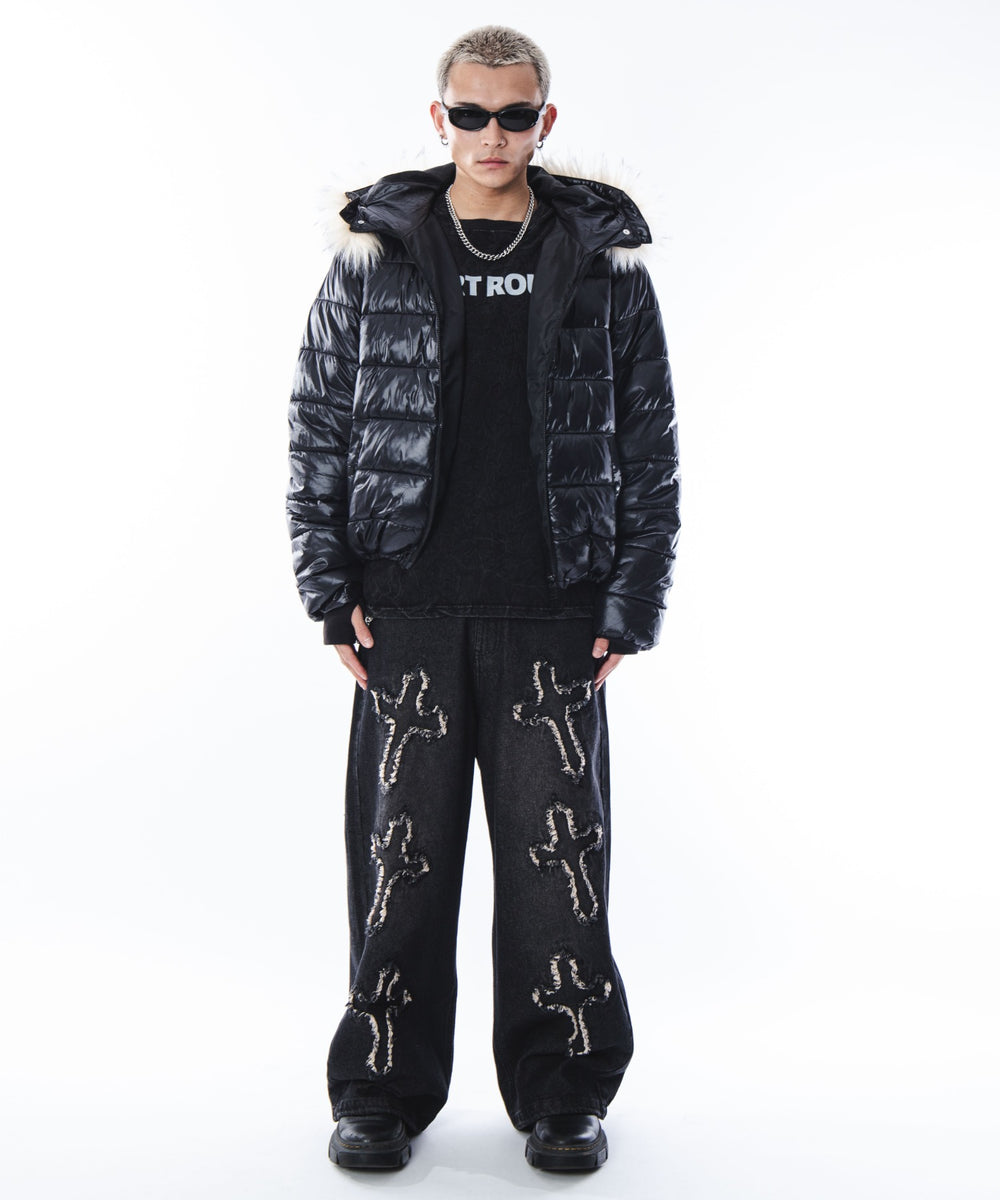 ブラック モデル：180cm L着用