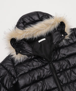 2WAYシャイニーパファーフーディー