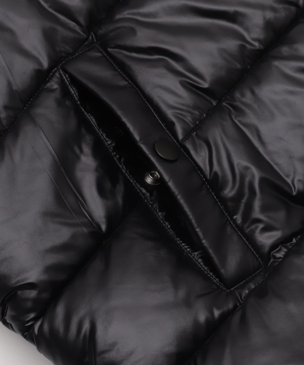 2WAYシャイニーパファーフーディー