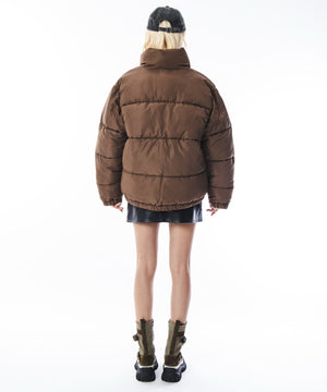 ブラウン　モデル：172cm M着用