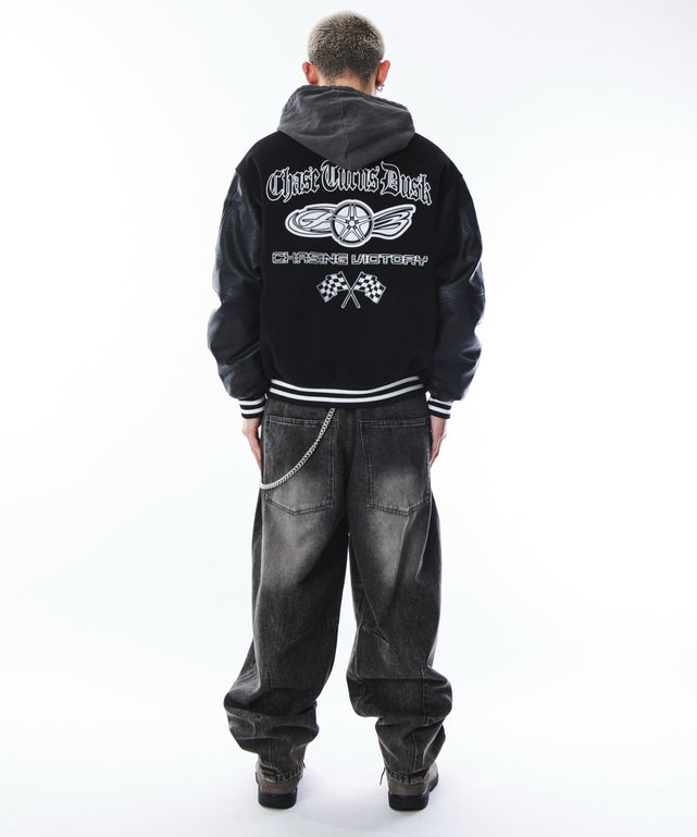 ブラック　モデル：180cm L着用