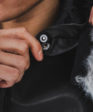 PUファーフードパファーブルゾン