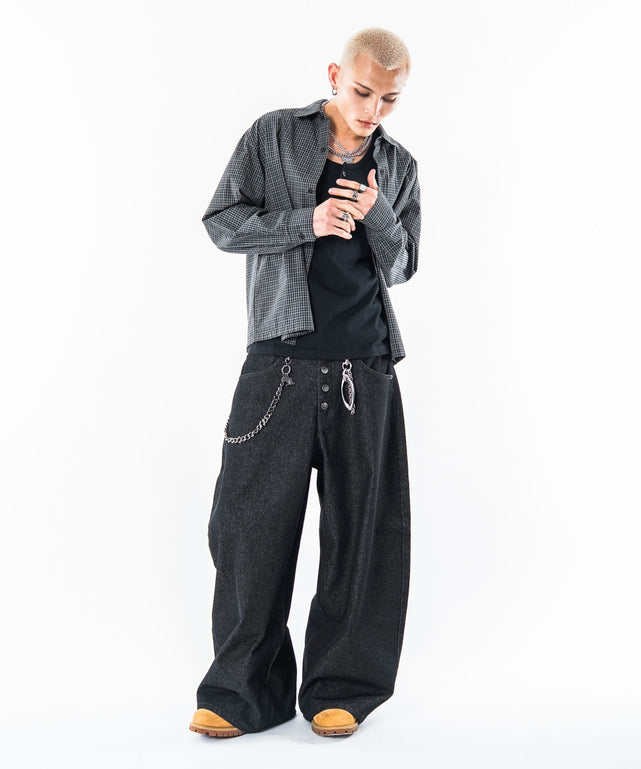 デニムブラック モデル：180cm L着用