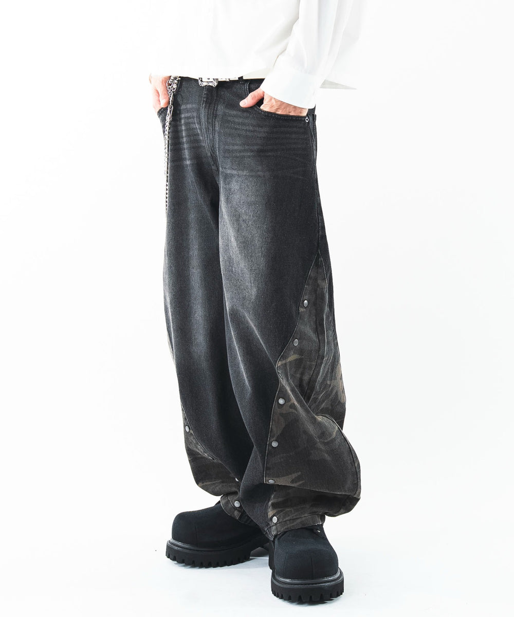 デニムブラックソノタ　モデル：180cm L着用