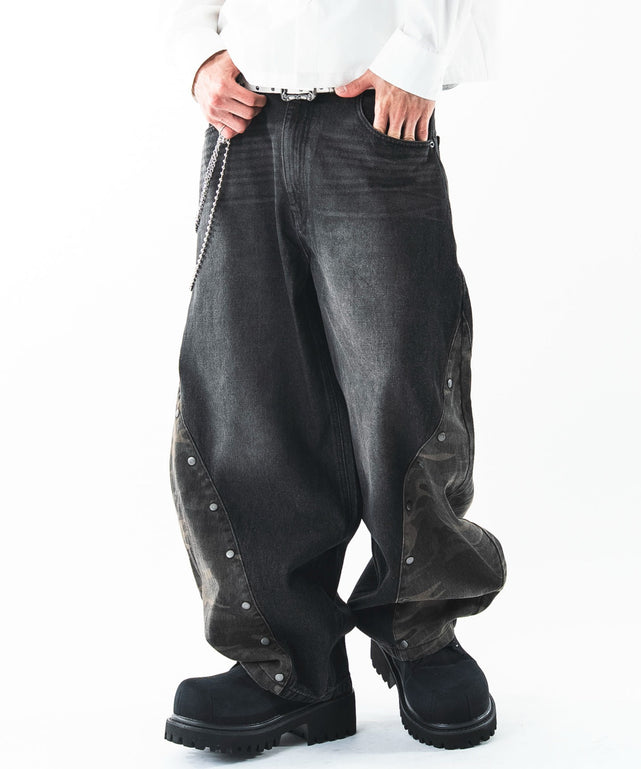 デニムブラックソノタ　モデル：180cm L着用