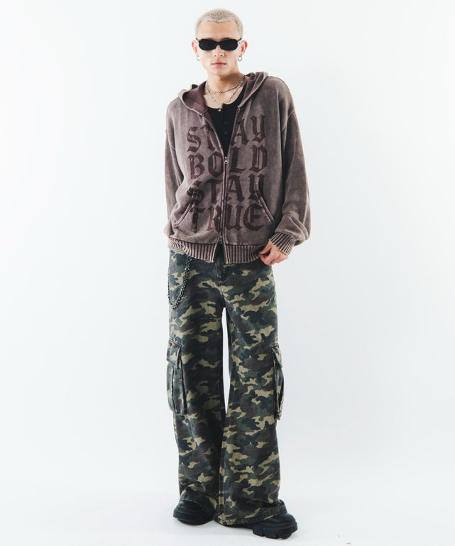 ピグメントロゴニットZIPパーカー｜WEGO（ウィゴー） – WEGO ONLINE STORE