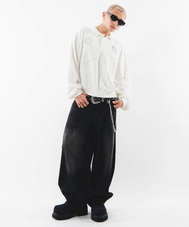 ホワイト モデル：180cm L着用