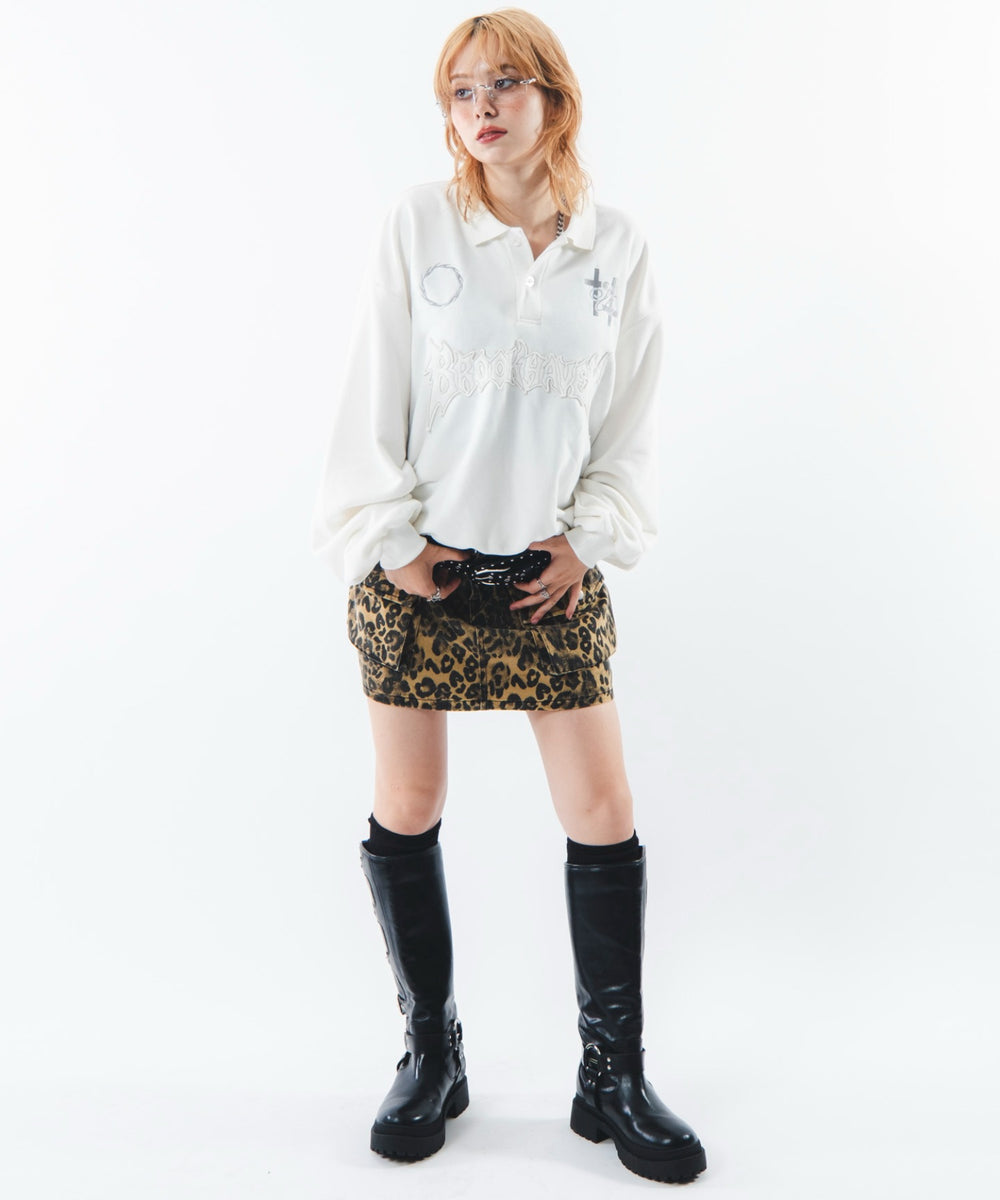 ホワイト モデル：160cm M着用