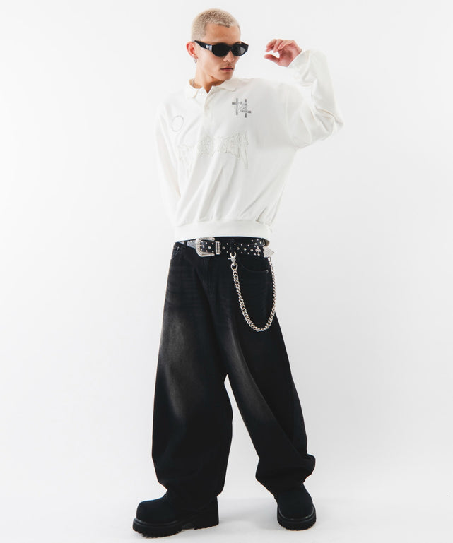 ホワイト モデル：180cm L着用